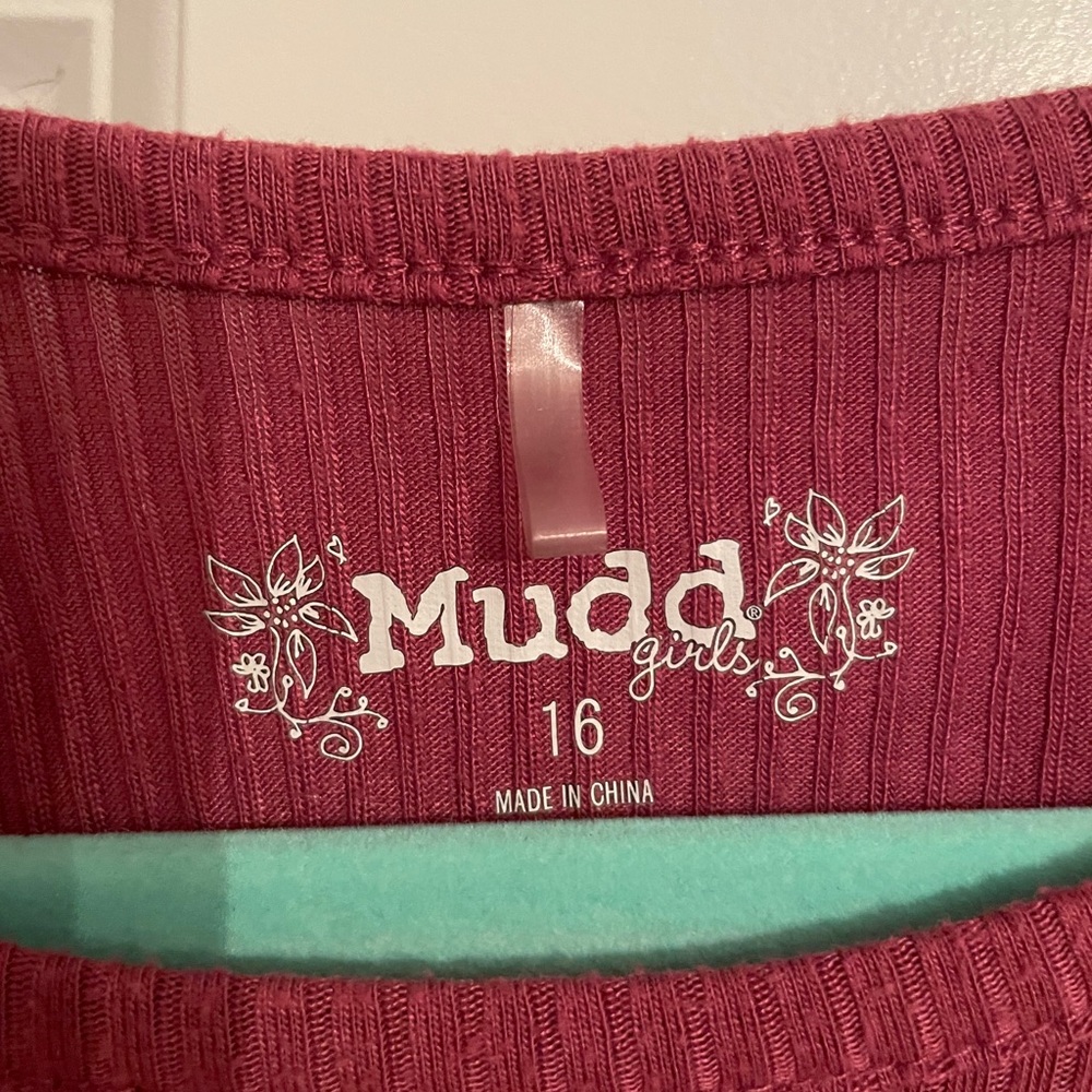 Girls long sleeve shirt size 16